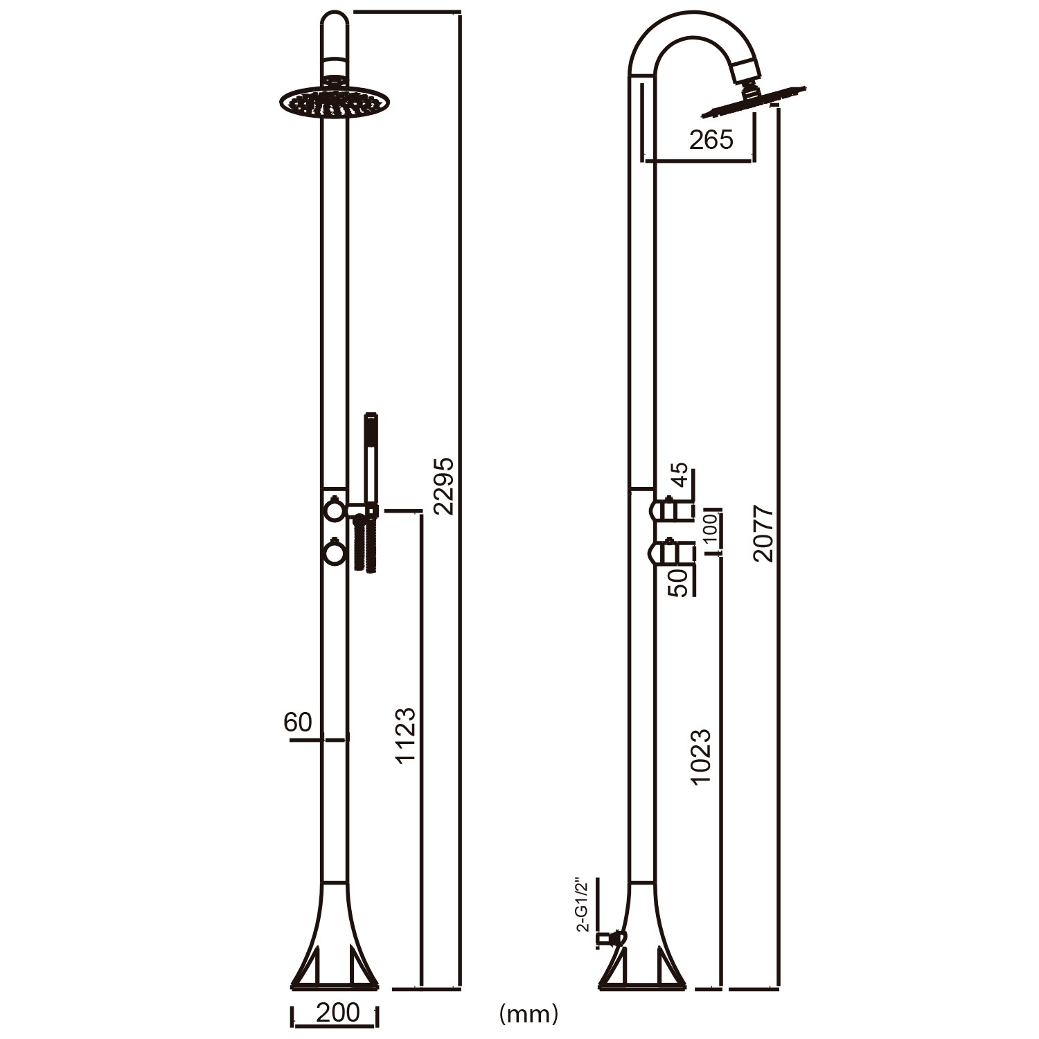 DOCCIA-LUNA-DUO-INOX-NERA – Image 3