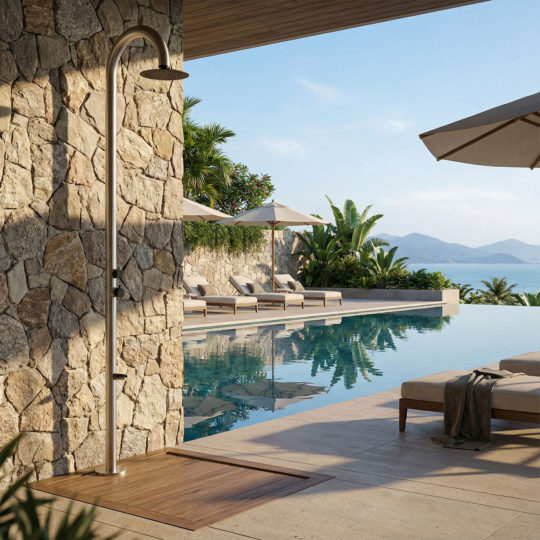 DOCCIA-PALAU-DUO-INOX-NERA