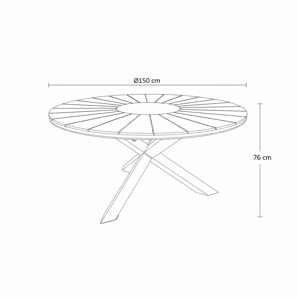 TAVOLO-GIARDINO-ROTONDO-SUPERGA – Image 3